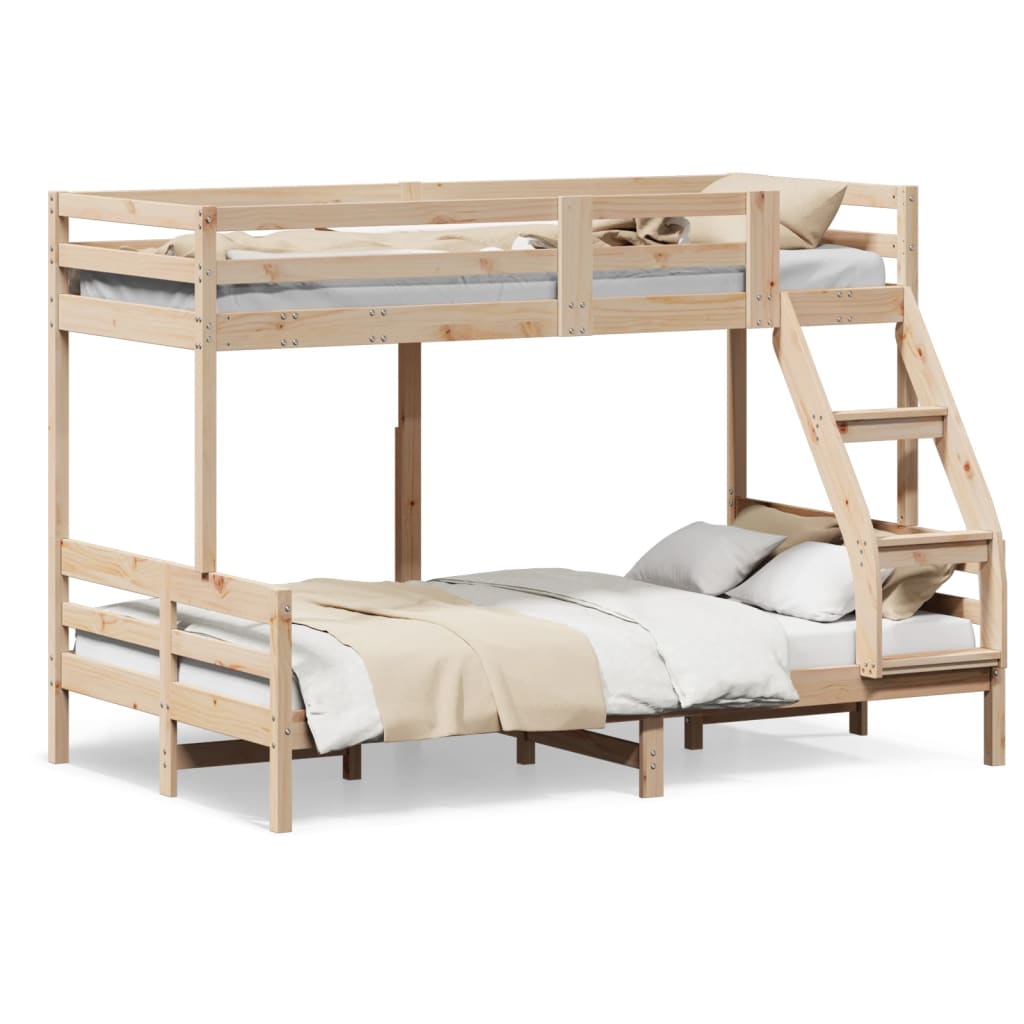 Stapelbed massief grenenhout 80x200/120x200 cm is nu te koop bij PeponiXL, paradijselijk wonen!