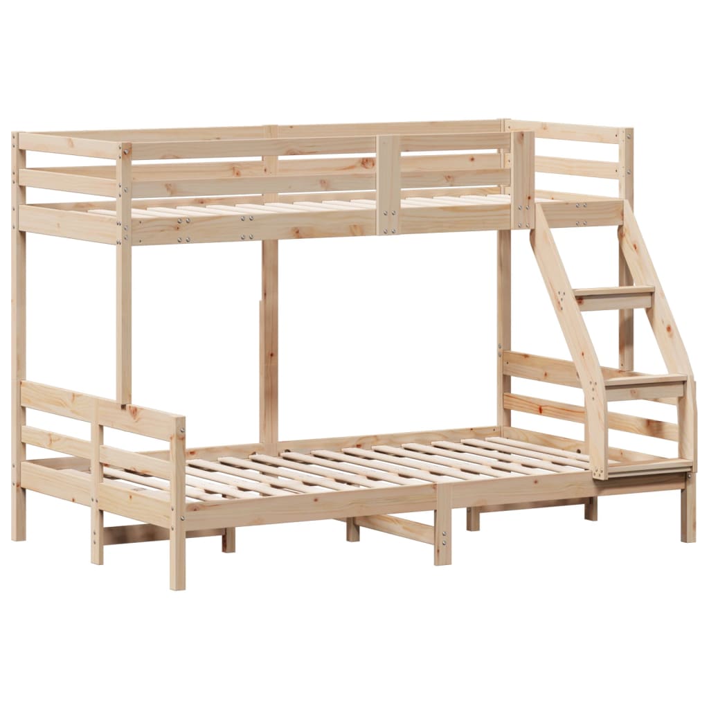 Stapelbed massief grenenhout 80x200/120x200 cm is nu te koop bij PeponiXL, paradijselijk wonen!