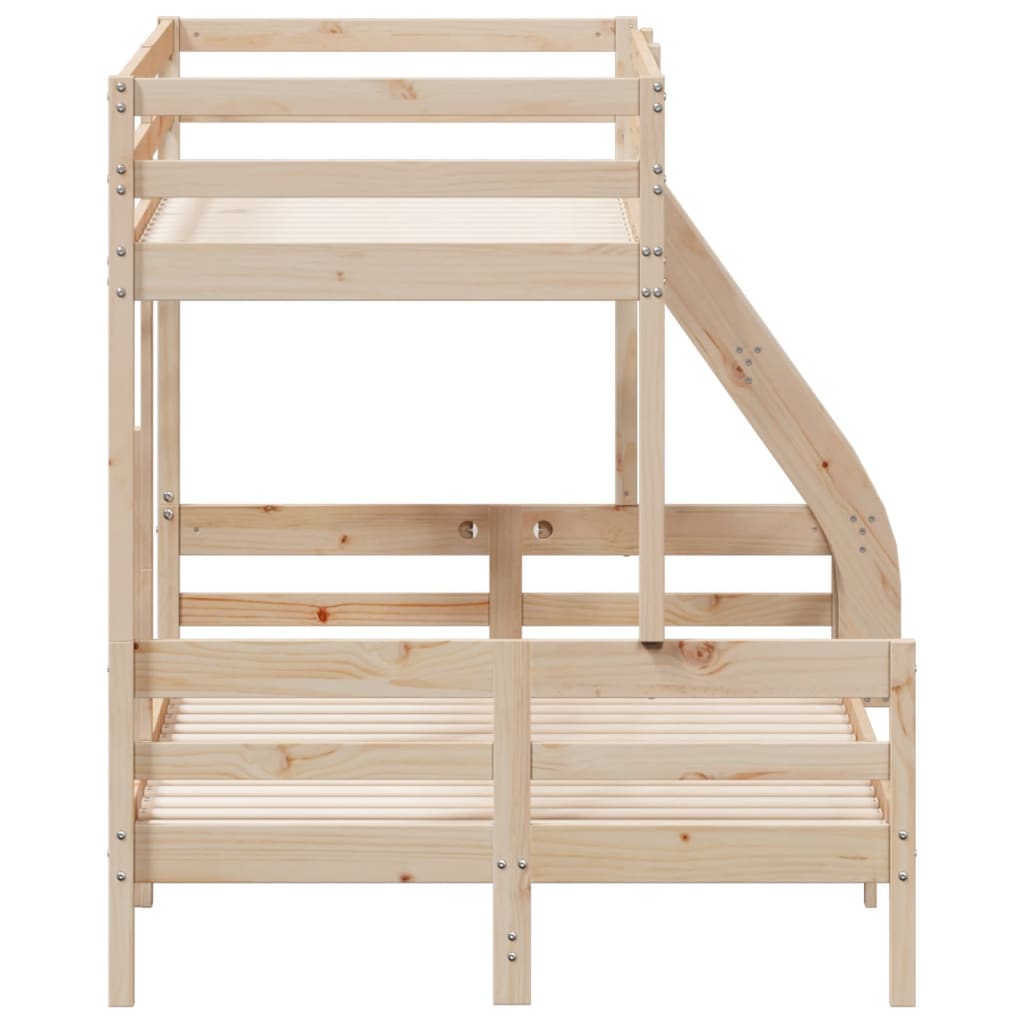 Stapelbed massief grenenhout 80x200/120x200 cm is nu te koop bij PeponiXL, paradijselijk wonen!