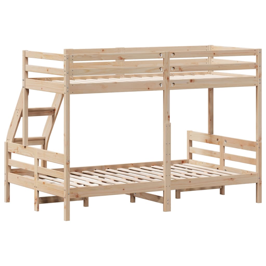 Stapelbed massief grenenhout 80x200/120x200 cm is nu te koop bij PeponiXL, paradijselijk wonen!