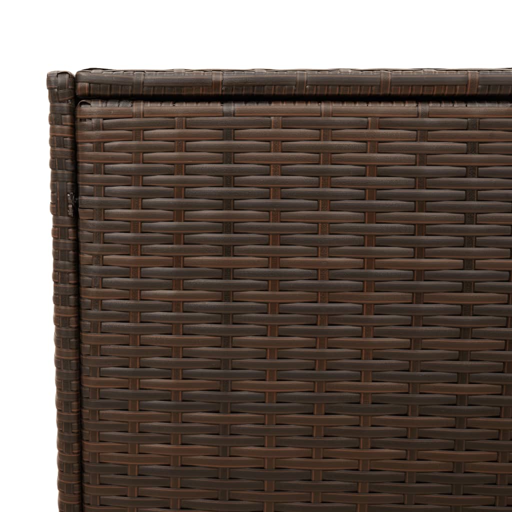Tuinbox 283 L poly rattan bruin is nu te koop bij PeponiXL, paradijselijk wonen!