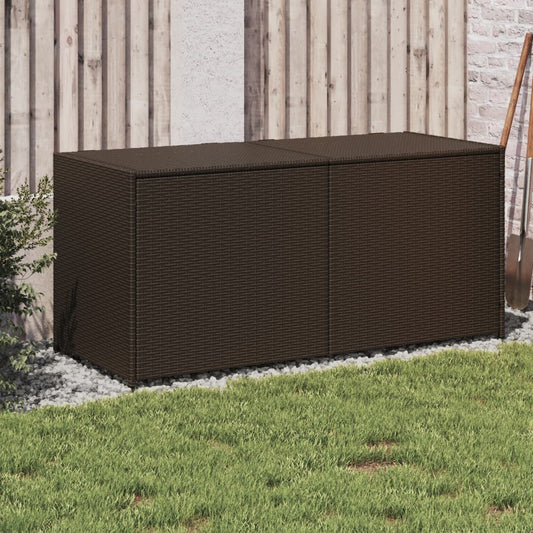 Tuinbox 283 L poly rattan bruin is nu te koop bij PeponiXL, paradijselijk wonen!