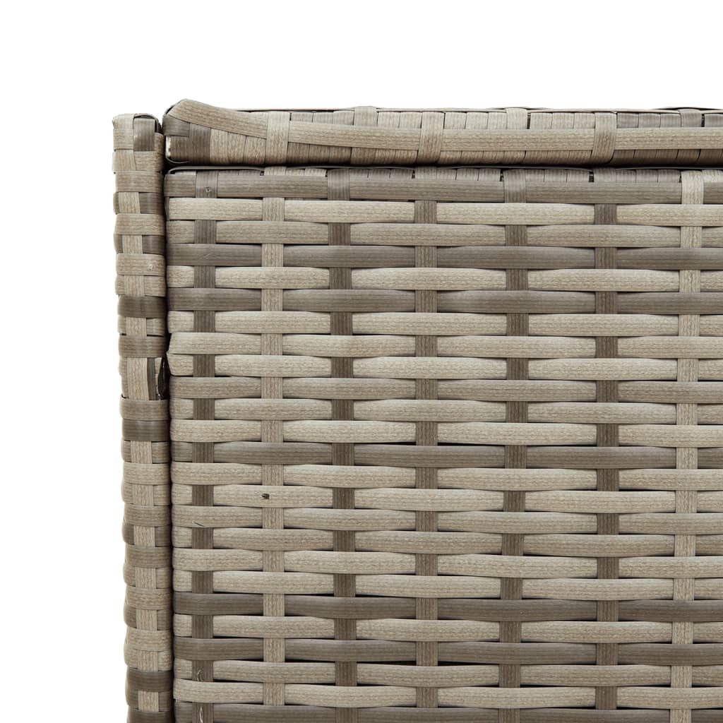Tuinbox 283 L poly rattan grijs is nu te koop bij PeponiXL, paradijselijk wonen!
