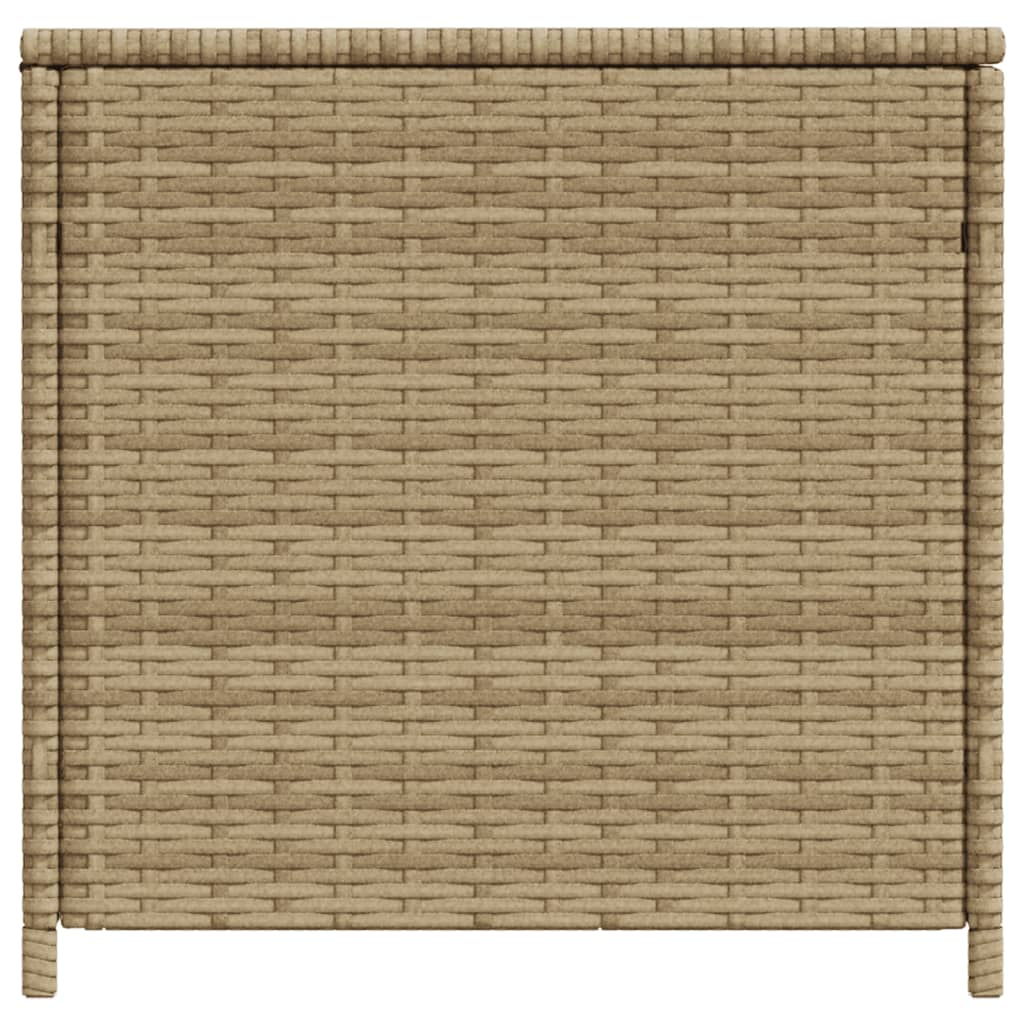 Tuinbox met wielen 469 L poly rattan gemengd beige is nu te koop bij PeponiXL, paradijselijk wonen!