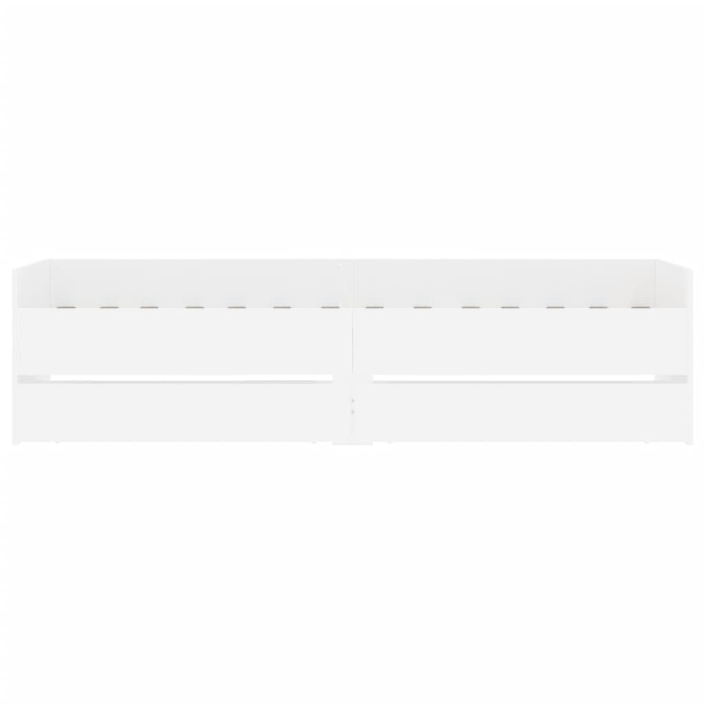 Bedframe met lades wit 90x190 cm is nu te koop bij PeponiXL, paradijselijk wonen!