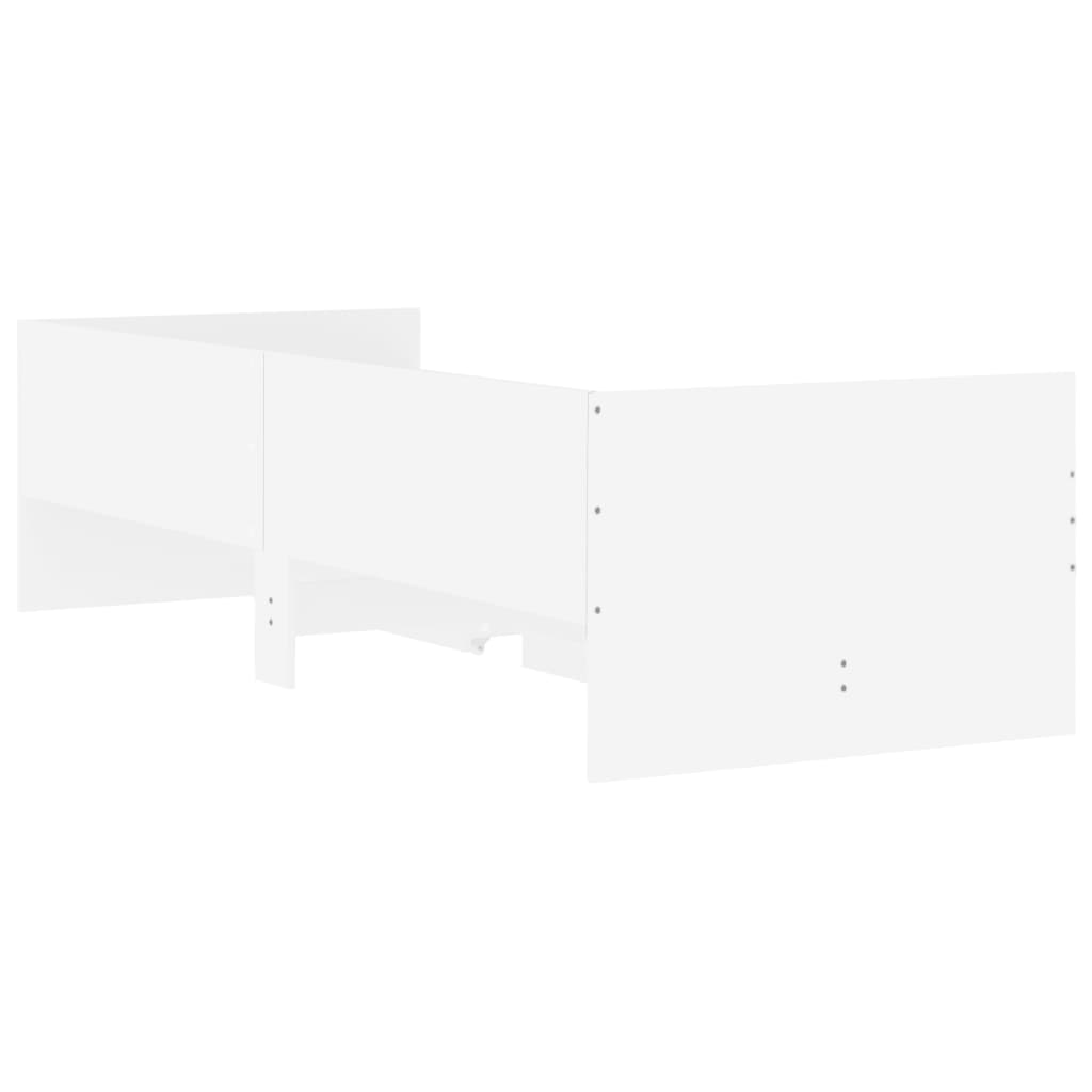 Bedframe met lades wit 90x190 cm is nu te koop bij PeponiXL, paradijselijk wonen!