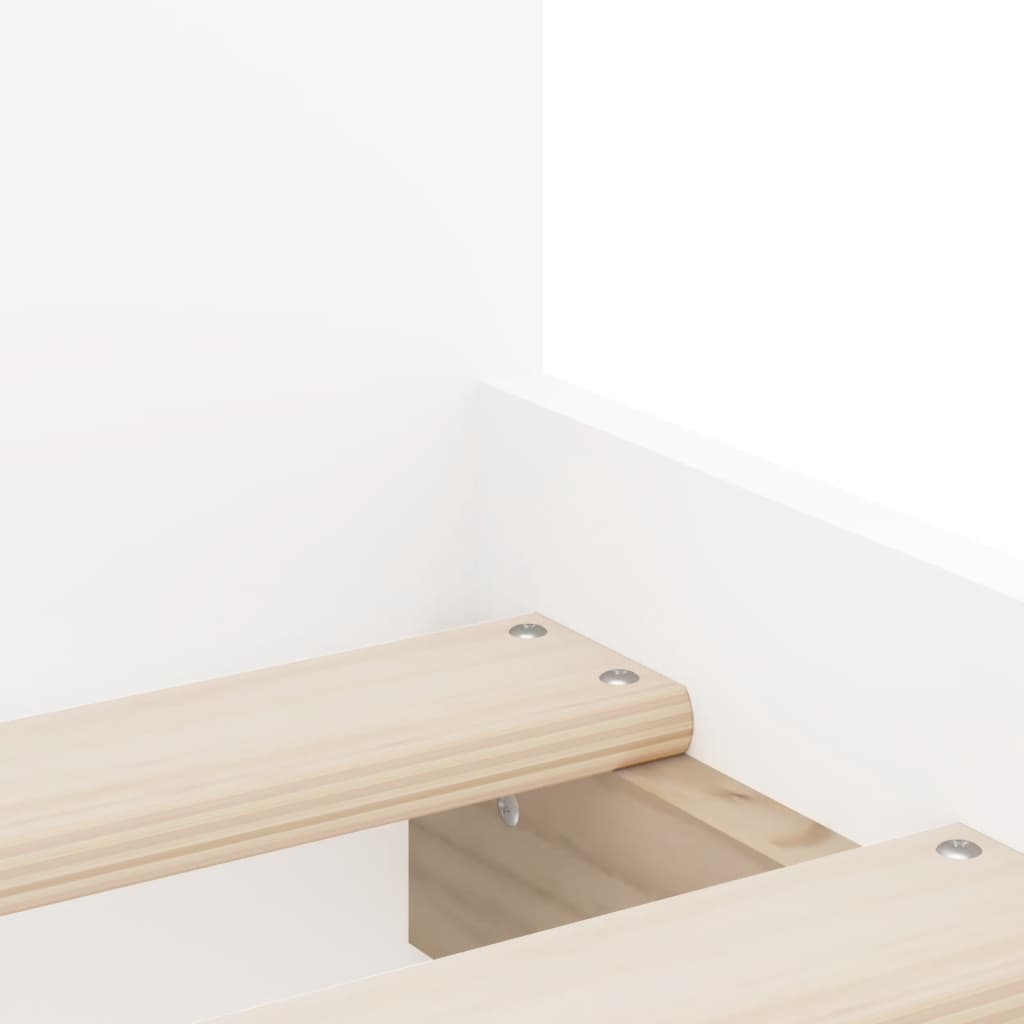 Bedframe met lades wit 90x200 cm is nu te koop bij PeponiXL, paradijselijk wonen!