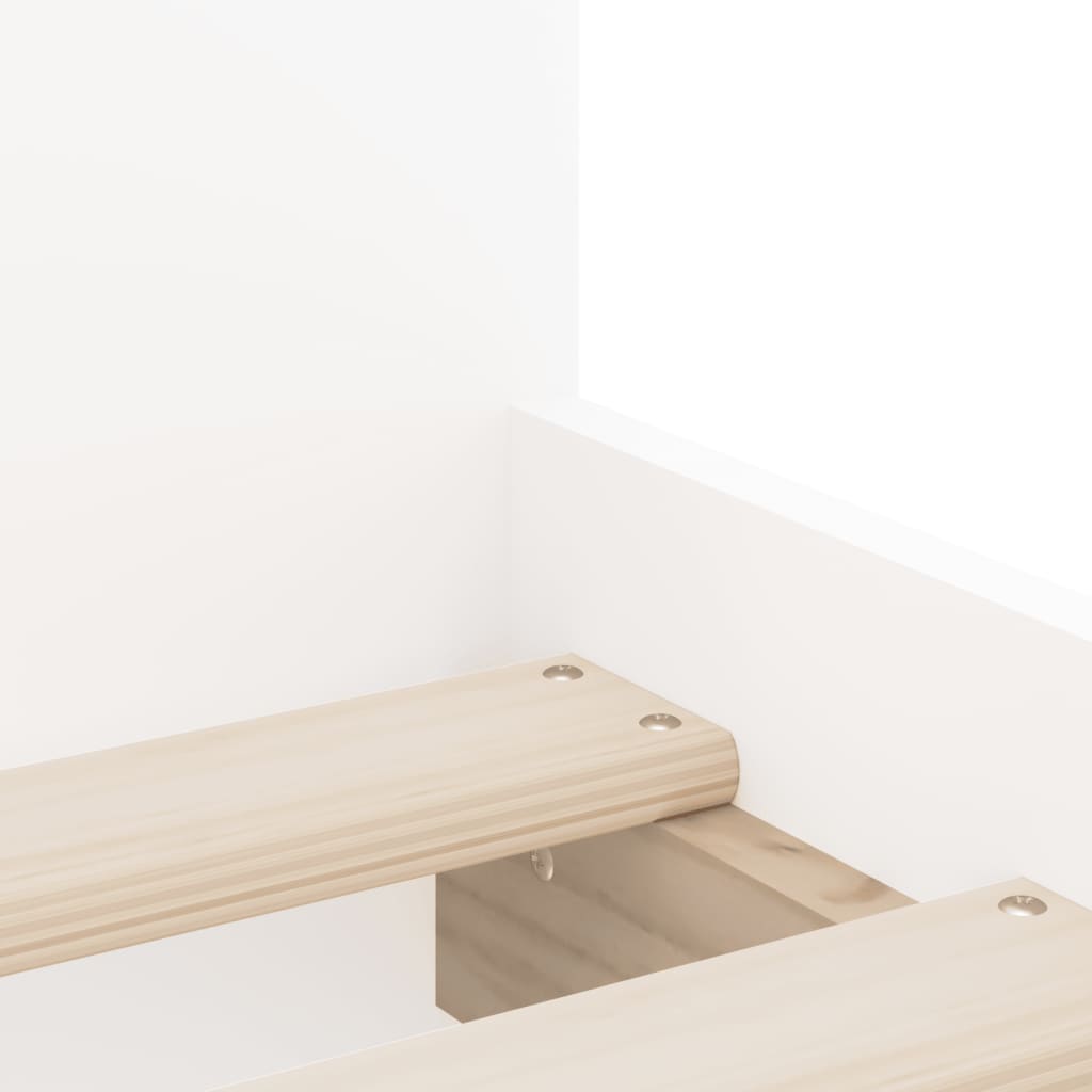 Bedframe met lades wit 90x190 cm is nu te koop bij PeponiXL, paradijselijk wonen!
