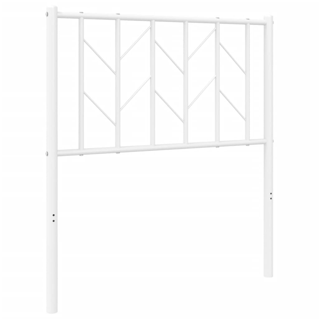 Vervangend hoofdbord 75 cm metaal wit is nu te koop bij PeponiXL, paradijselijk wonen!