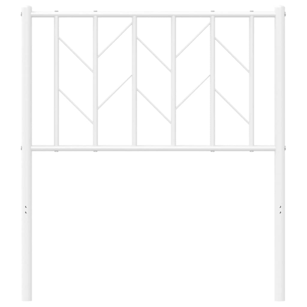Vervangend hoofdbord 75 cm metaal wit is nu te koop bij PeponiXL, paradijselijk wonen!
