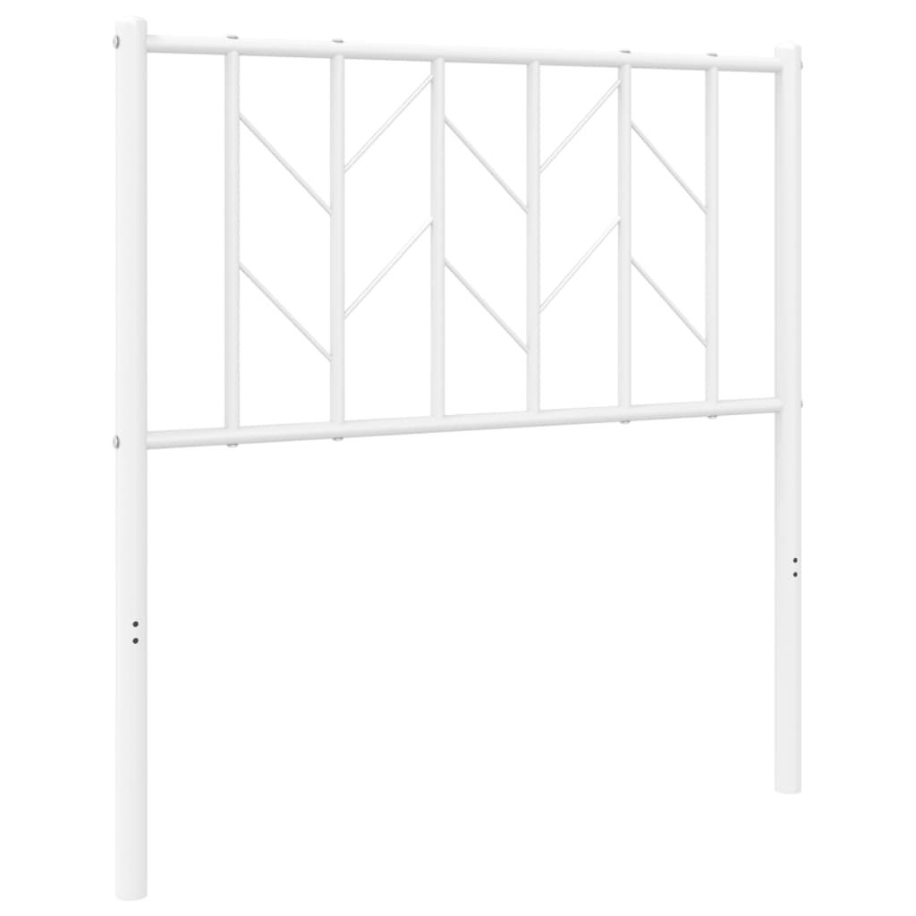 Vervangend hoofdbord 80 cm metaal wit is nu te koop bij PeponiXL, paradijselijk wonen!