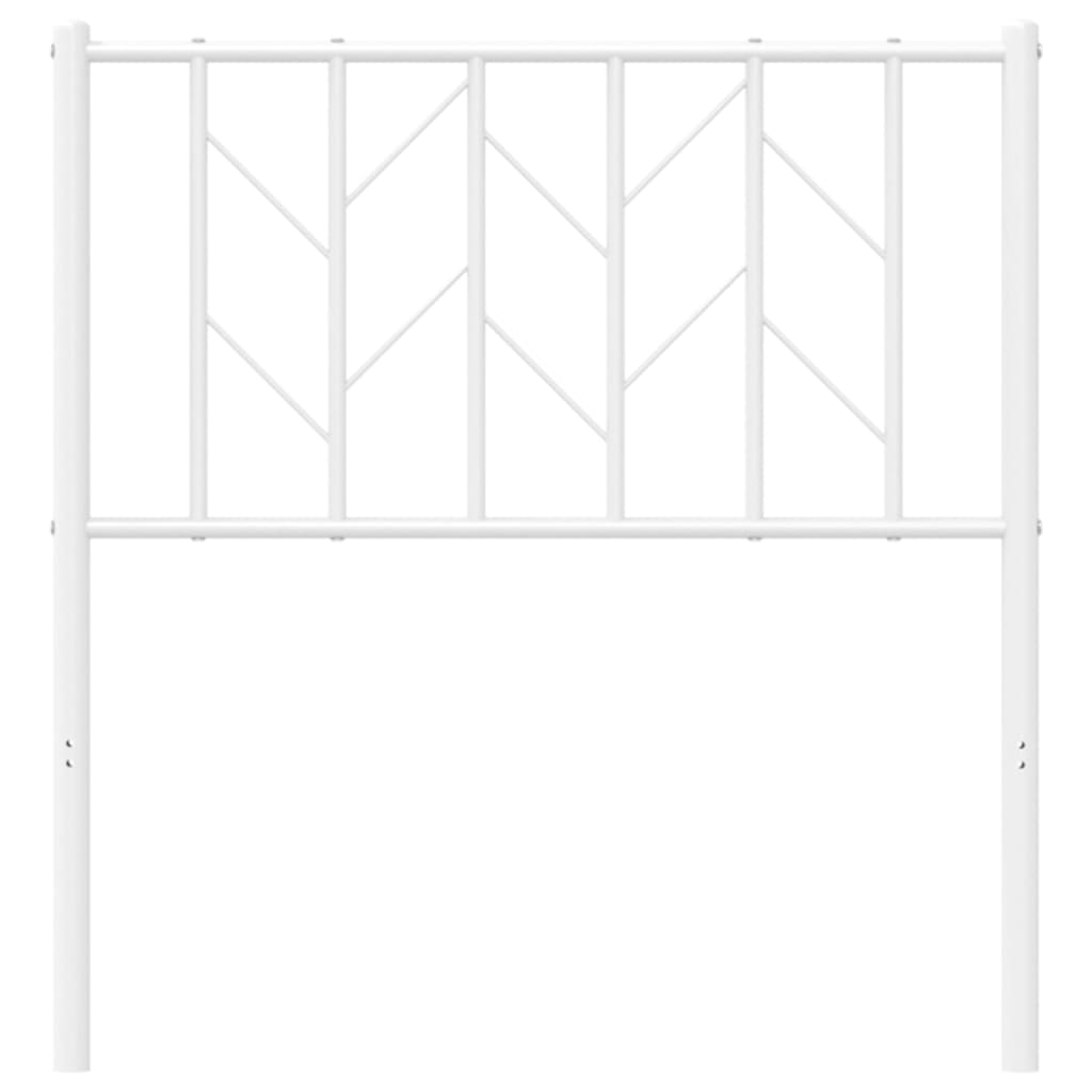Vervangend hoofdbord 80 cm metaal wit is nu te koop bij PeponiXL, paradijselijk wonen!
