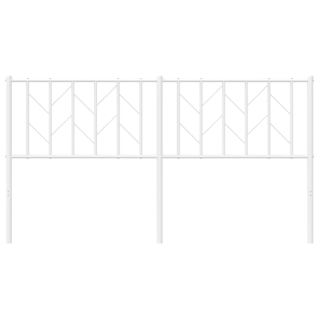 Vervangend hoofdbord 160 cm metaal wit is nu te koop bij PeponiXL, paradijselijk wonen!