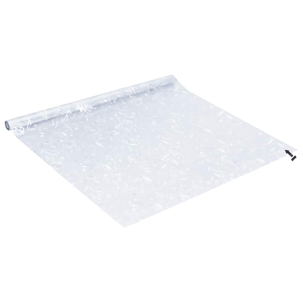 Raamfolies 2 st mat bloemenpatroon PVC is nu te koop bij PeponiXL, paradijselijk wonen!