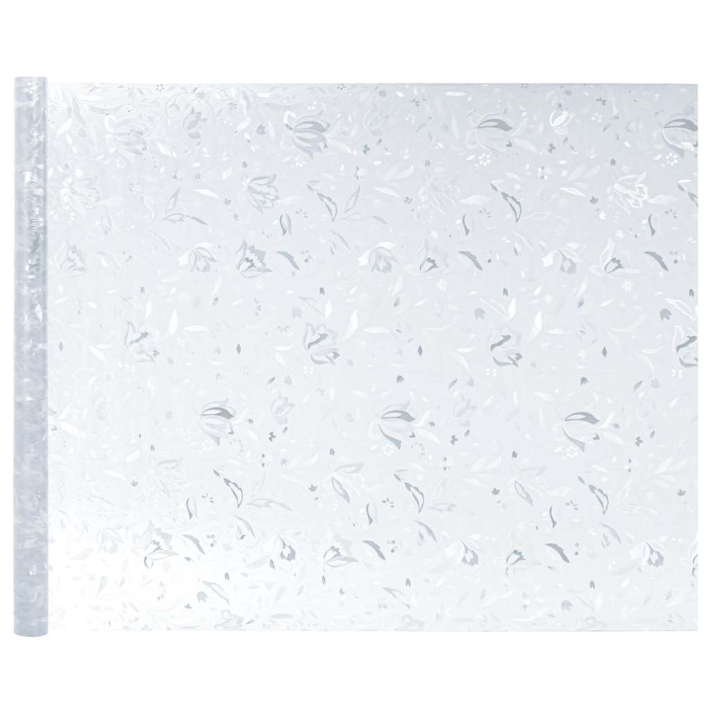 Raamfolies 2 st mat bloemenpatroon PVC is nu te koop bij PeponiXL, paradijselijk wonen!