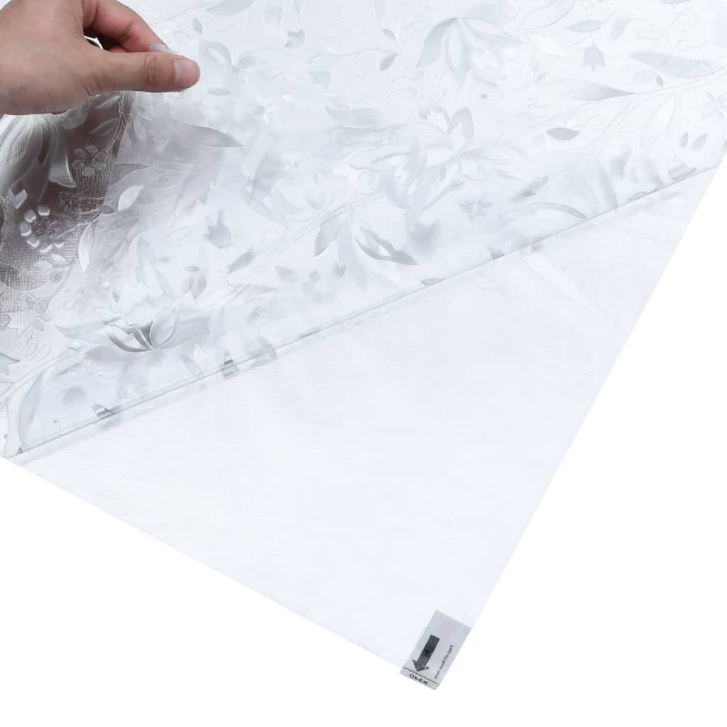 Raamfolies 2 st mat bloemenpatroon PVC is nu te koop bij PeponiXL, paradijselijk wonen!