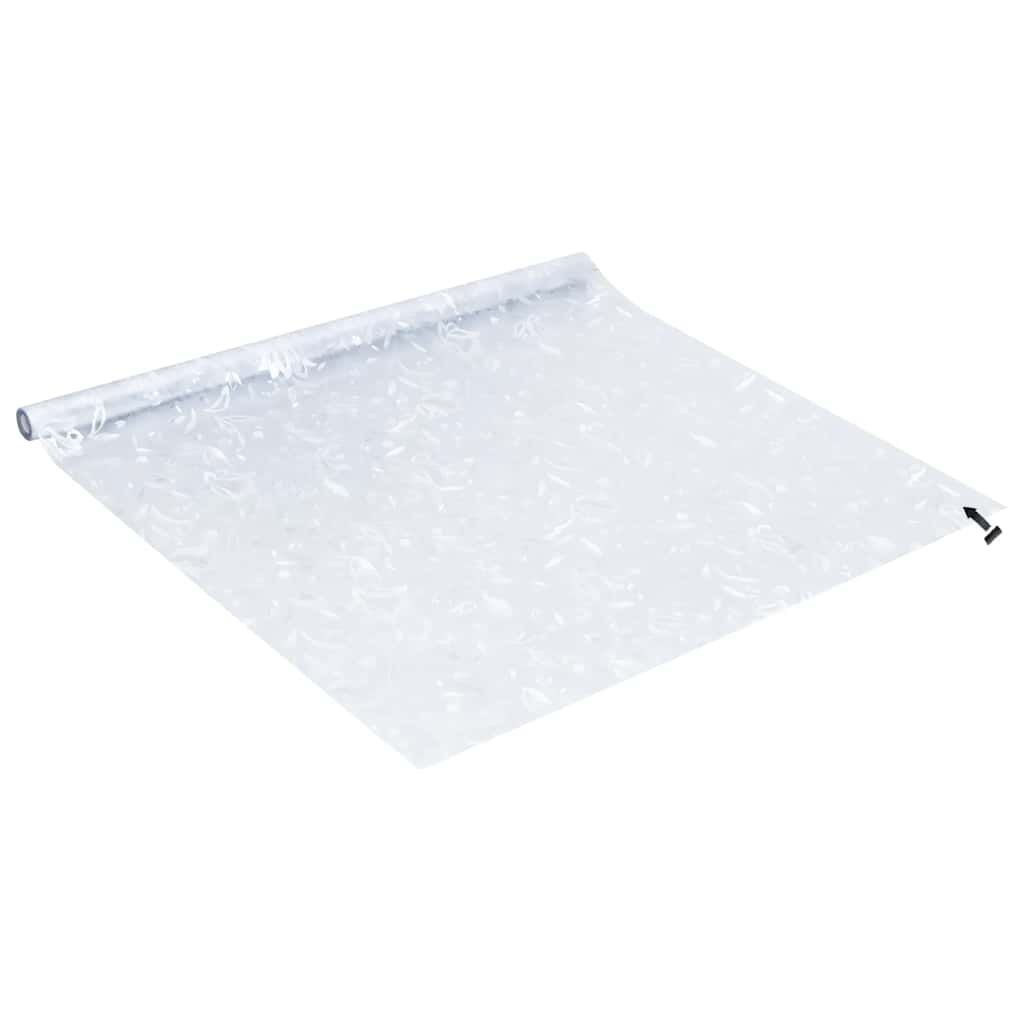Raamfolies 4 st mat bloemenpatroon PVC is nu te koop bij PeponiXL, paradijselijk wonen!