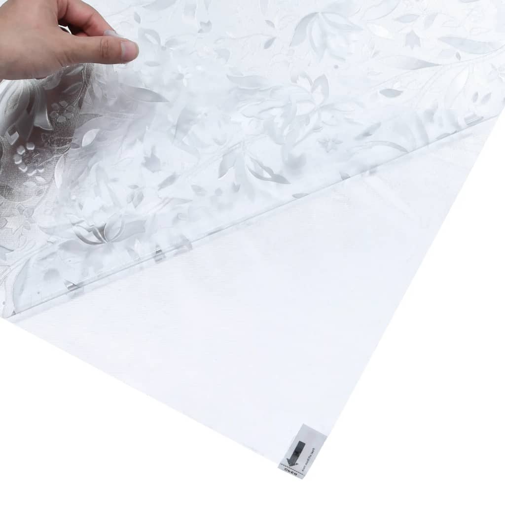 Raamfolies 4 st mat bloemenpatroon PVC is nu te koop bij PeponiXL, paradijselijk wonen!