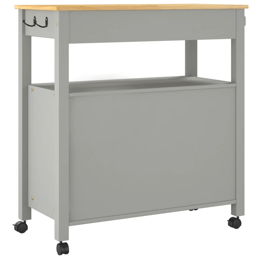 Keukentrolley MONZA 84x40x88,5 cm massief grenenhout is nu te koop bij PeponiXL, paradijselijk wonen!