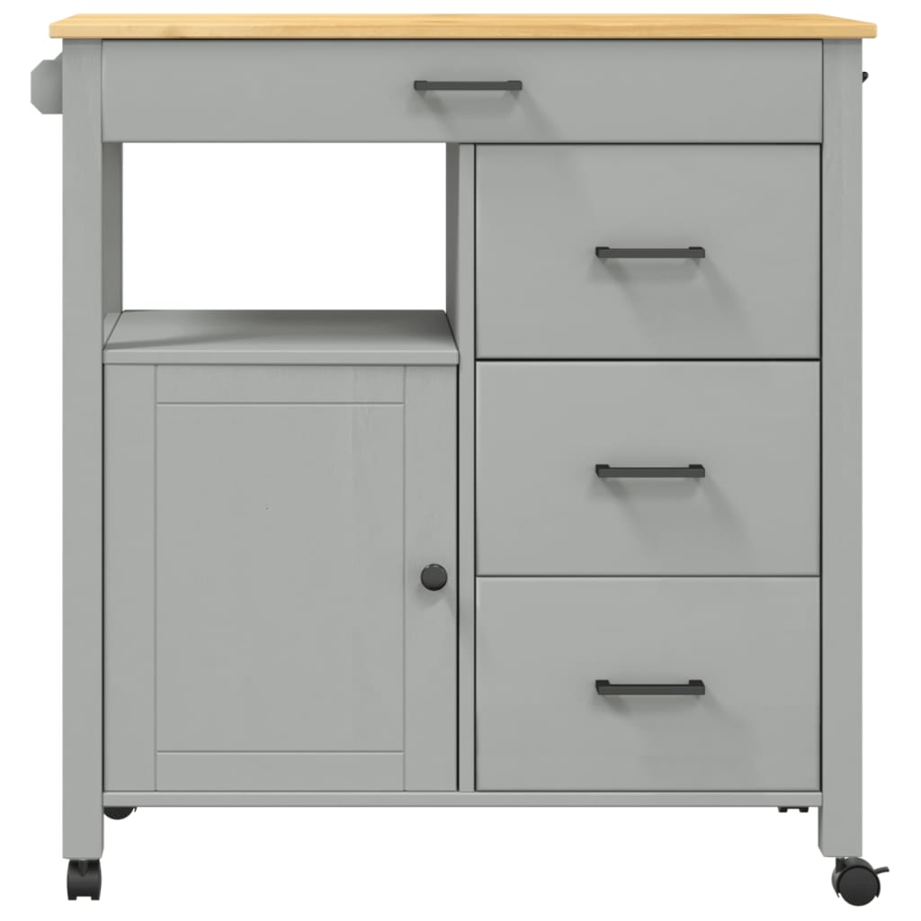 Keukentrolley MONZA 84x40x88,5 cm massief grenenhout is nu te koop bij PeponiXL, paradijselijk wonen!