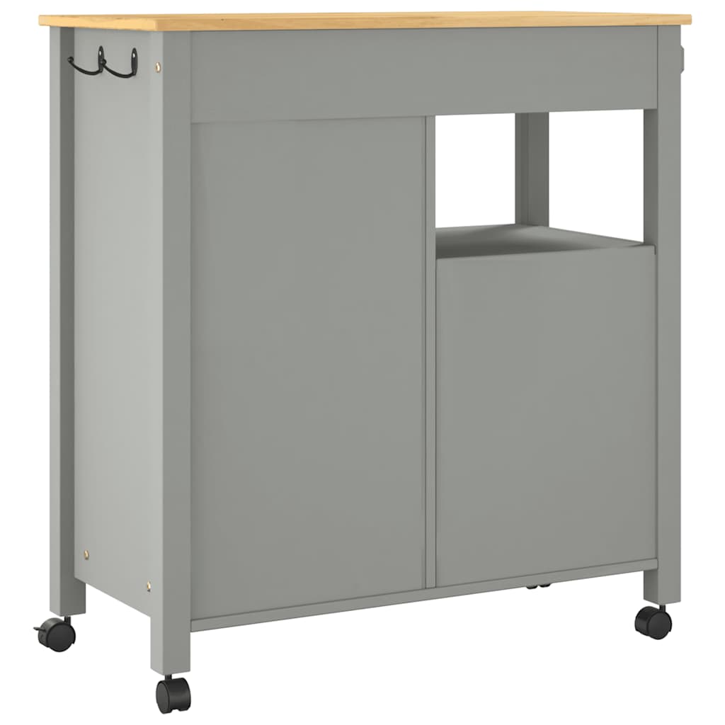 Keukentrolley MONZA 84x40x88,5 cm massief grenenhout is nu te koop bij PeponiXL, paradijselijk wonen!