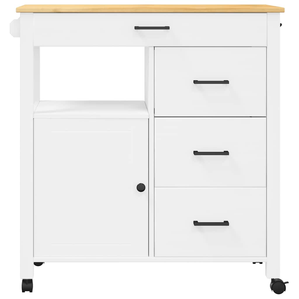 Keukentrolley MONZA 84x40x88,5 cm massief grenenhout is nu te koop bij PeponiXL, paradijselijk wonen!