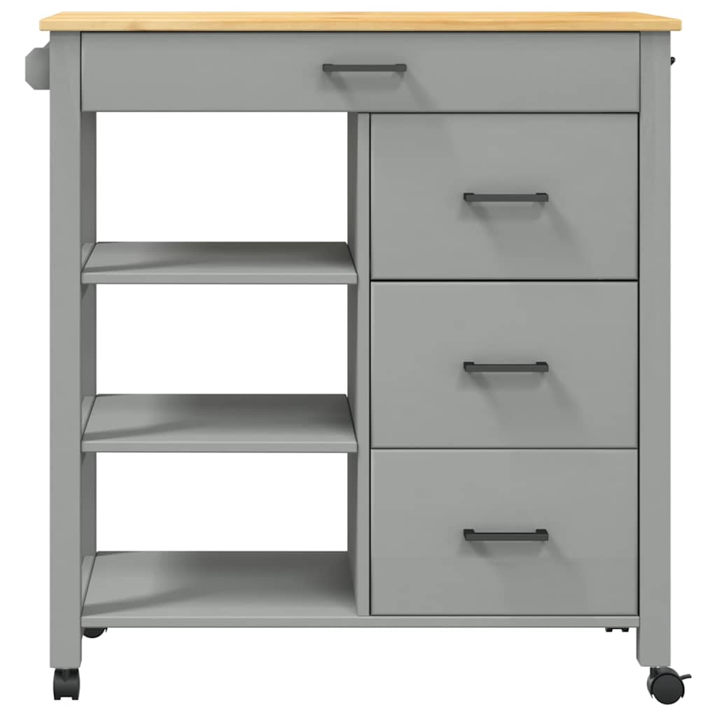 Keukentrolley MONZA 84x40x88,5 cm massief grenenhout is nu te koop bij PeponiXL, paradijselijk wonen!