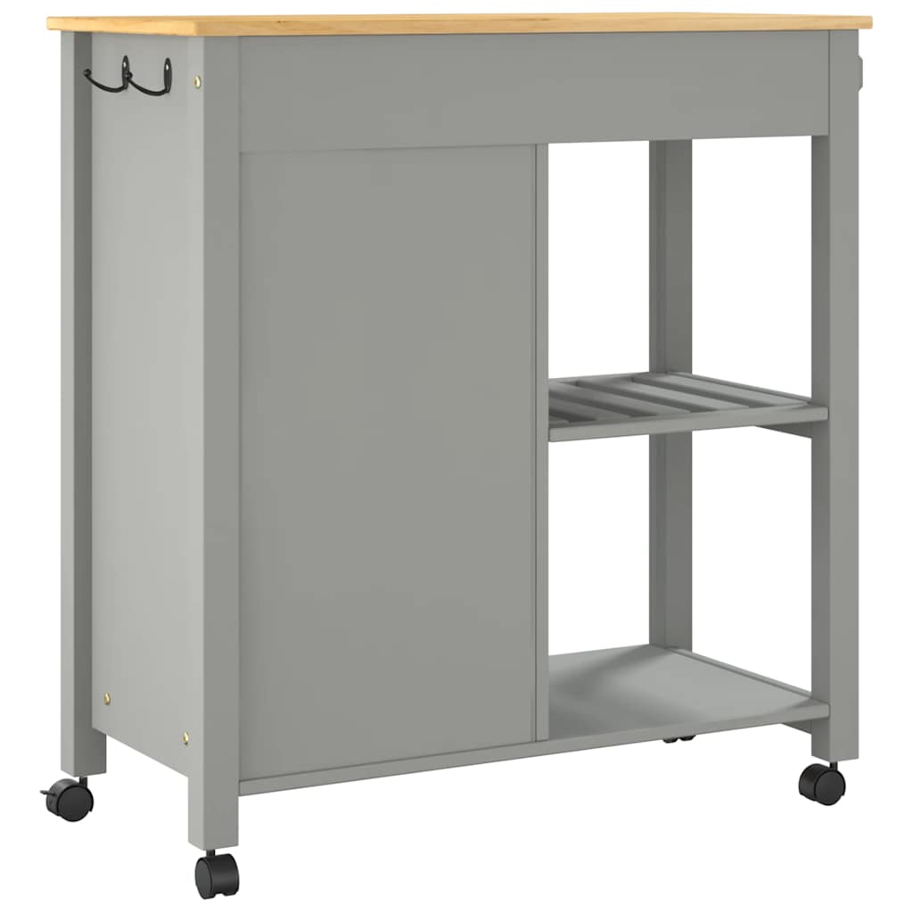 Keukentrolley MONZA 84x40x88,5 cm massief grenenhout is nu te koop bij PeponiXL, paradijselijk wonen!