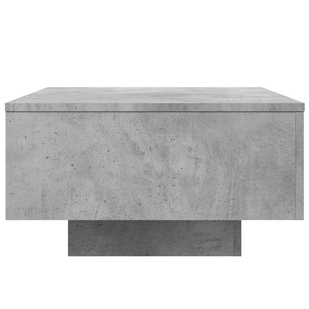 Salontafel 55x55x31 cm bewerkt hout betongrijs is nu te koop bij PeponiXL, paradijselijk wonen!
