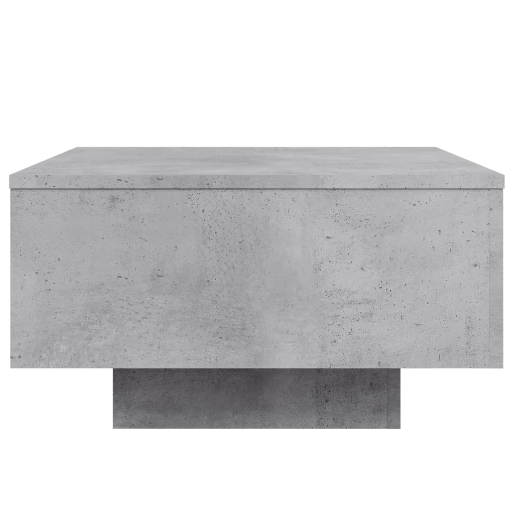 Salontafel 55x55x31 cm bewerkt hout betongrijs is nu te koop bij PeponiXL, paradijselijk wonen!