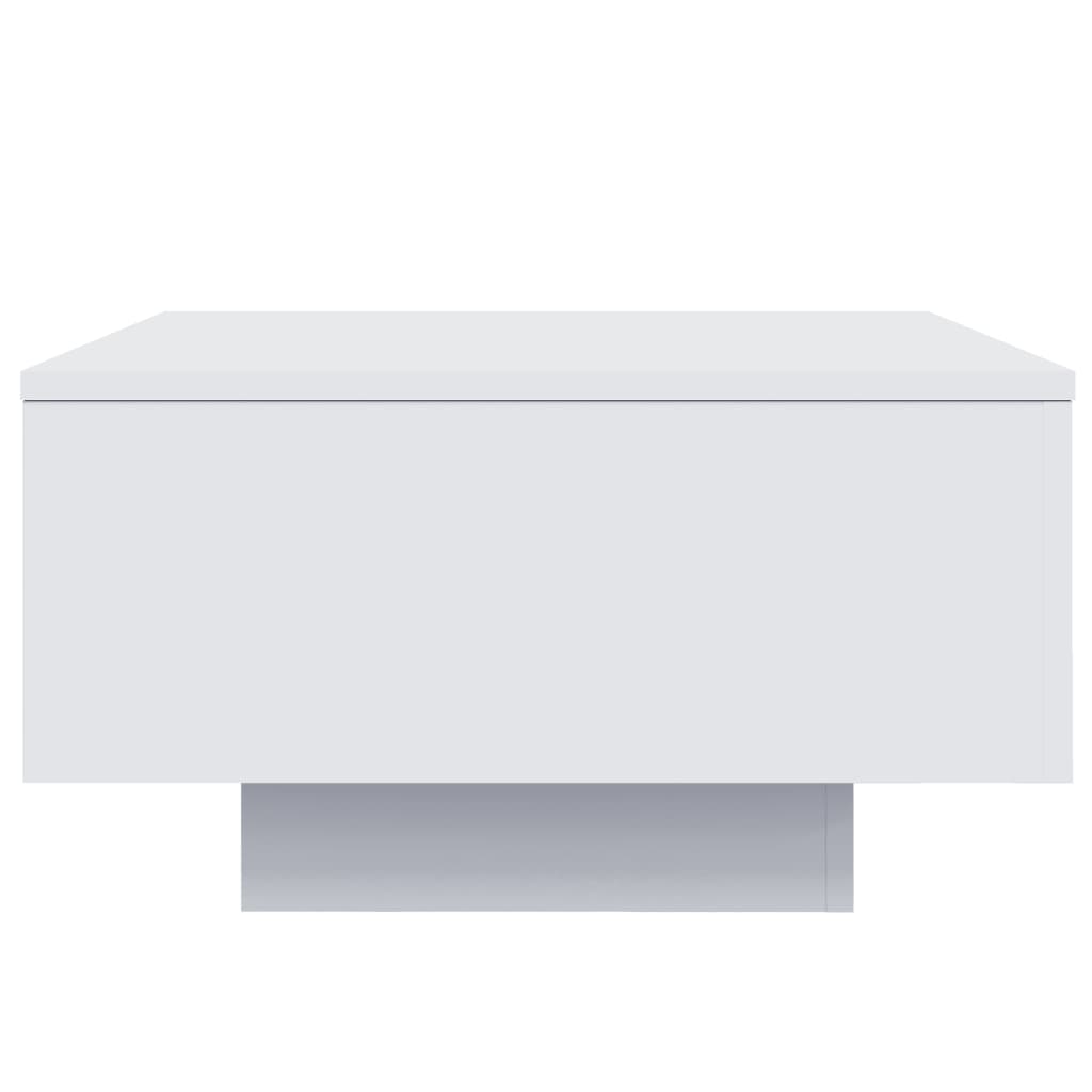 Salontafel met LED-verlichting 55x55x31 cm wit is nu te koop bij PeponiXL, paradijselijk wonen!
