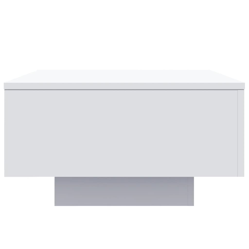 Salontafel met LED-verlichting 55x55x31 cm wit is nu te koop bij PeponiXL, paradijselijk wonen!