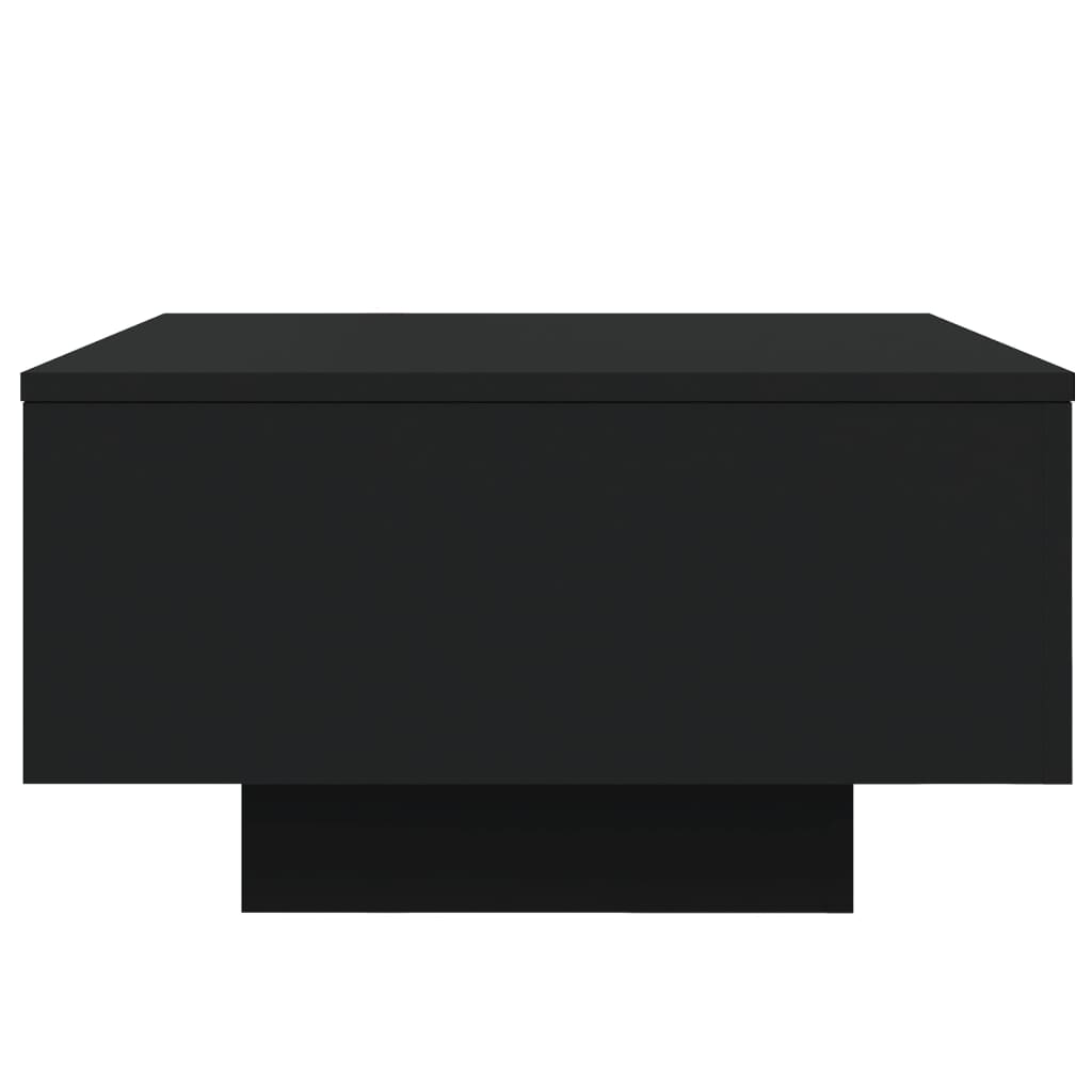 Salontafel met LED-verlichting 55x55x31 cm zwart is nu te koop bij PeponiXL, paradijselijk wonen!