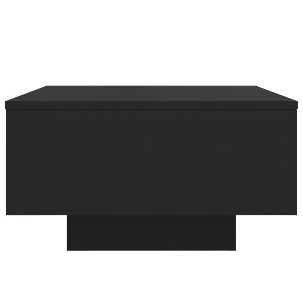 Salontafel met LED-verlichting 55x55x31 cm zwart is nu te koop bij PeponiXL, paradijselijk wonen!