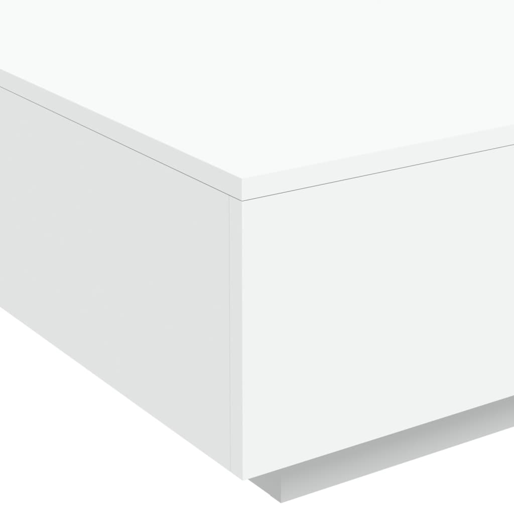 Salontafel 80x80x31 cm spaanplaat wit is nu te koop bij PeponiXL, paradijselijk wonen!