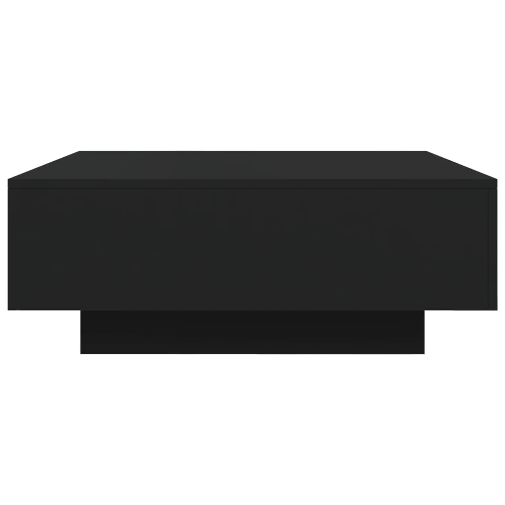 Salontafel 80x80x31 cm spaanplaat zwart is nu te koop bij PeponiXL, paradijselijk wonen!