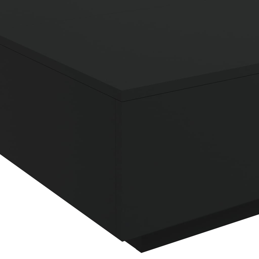 Salontafel 80x80x31 cm spaanplaat zwart is nu te koop bij PeponiXL, paradijselijk wonen!