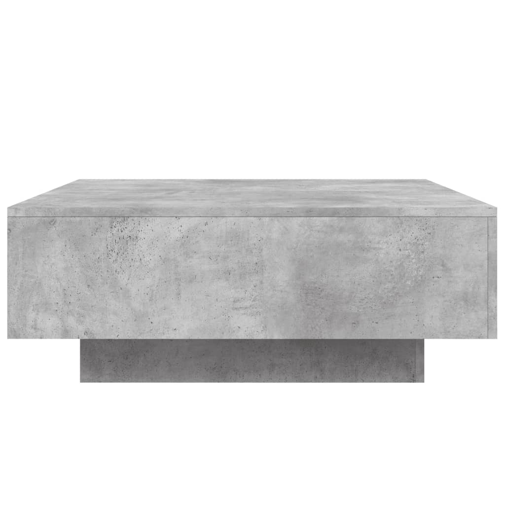 Salontafel 80x80x31 cm spaanplaat betongrijs is nu te koop bij PeponiXL, paradijselijk wonen!