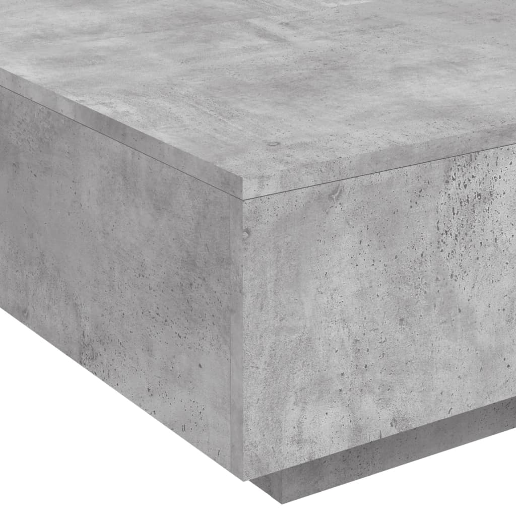 Salontafel 80x80x31 cm spaanplaat betongrijs is nu te koop bij PeponiXL, paradijselijk wonen!