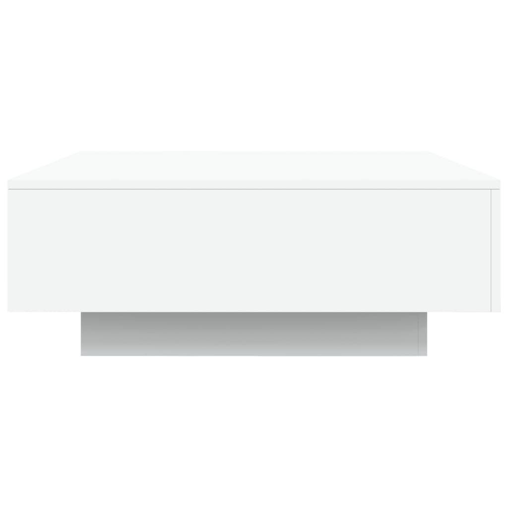 Salontafel met LED-verlichting 80x80x31 cm wit is nu te koop bij PeponiXL, paradijselijk wonen!