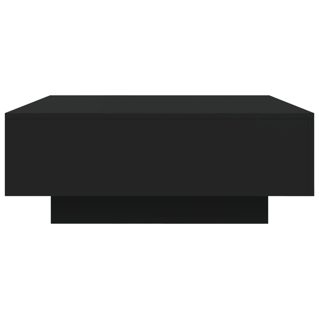 Salontafel met LED-verlichting 80x80x31 cm zwarty is nu te koop bij PeponiXL, paradijselijk wonen!