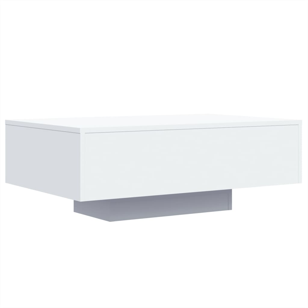 Salontafel met LED-verlichting 85x55x31 cm wit is nu te koop bij PeponiXL, paradijselijk wonen!