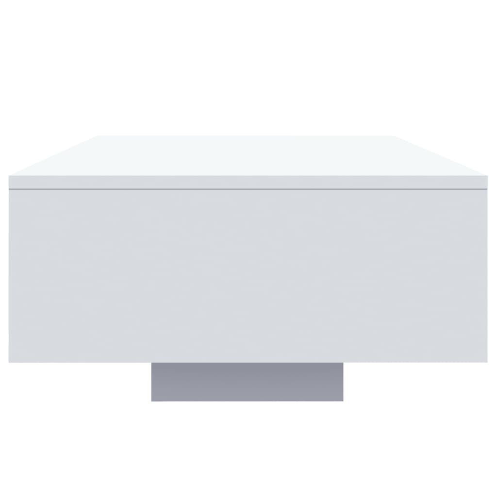 Salontafel met LED-verlichting 85x55x31 cm wit is nu te koop bij PeponiXL, paradijselijk wonen!