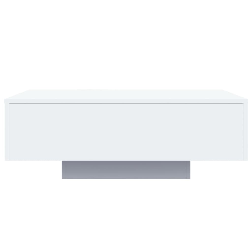 Salontafel met LED-verlichting 85x55x31 cm wit is nu te koop bij PeponiXL, paradijselijk wonen!