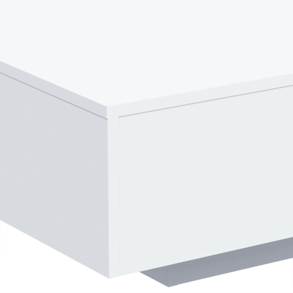 Salontafel met LED-verlichting 85x55x31 cm wit is nu te koop bij PeponiXL, paradijselijk wonen!