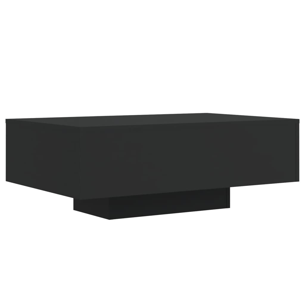 Salontafel met LED-verlichting 85x55x31 cm zwart is nu te koop bij PeponiXL, paradijselijk wonen!