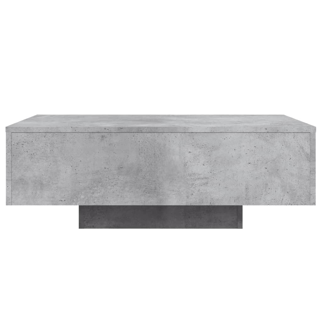Salontafel met LED-verlichting 85x55x31 cm betongrijs is nu te koop bij PeponiXL, paradijselijk wonen!