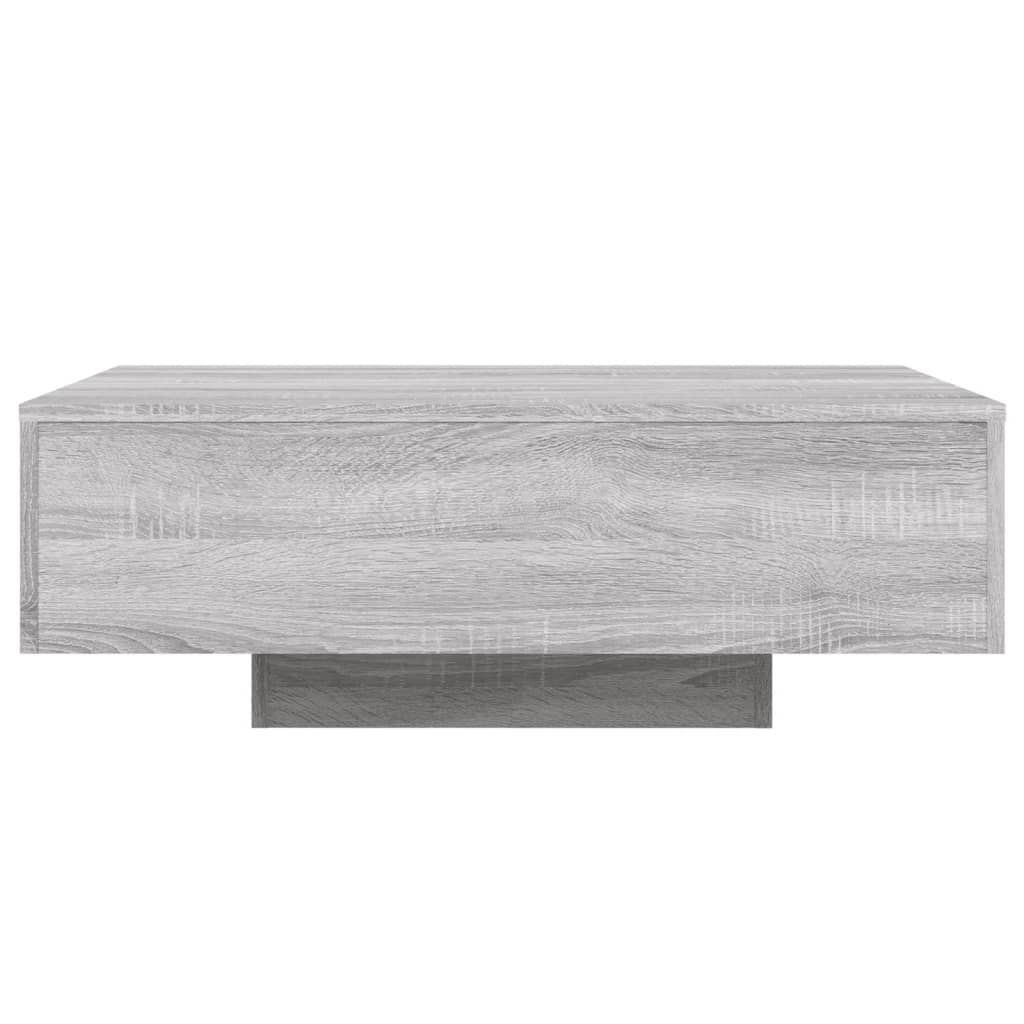 Salontafel met LED-verlichting 85x55x31 cm grijs sonoma eiken is nu te koop bij PeponiXL, paradijselijk wonen!