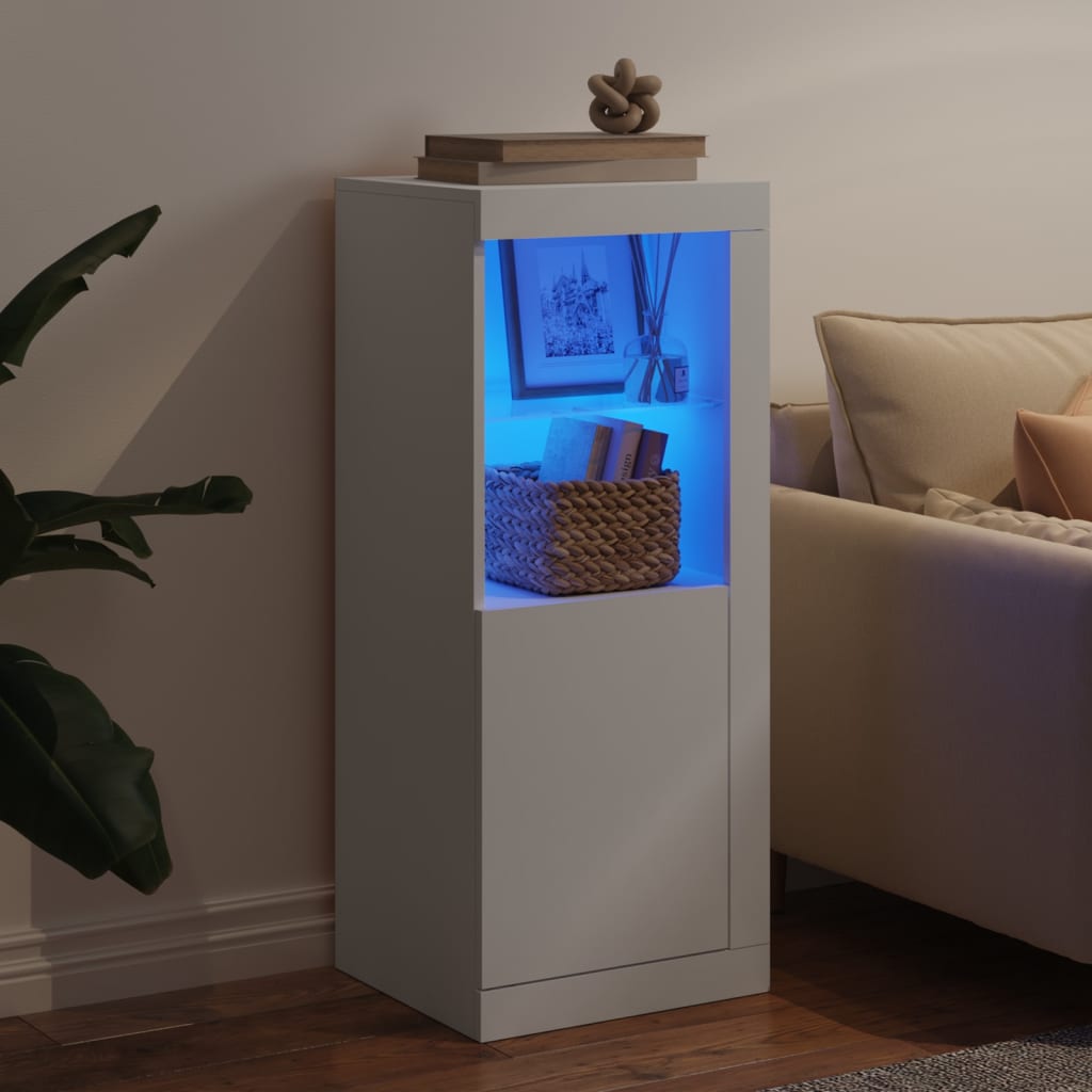Dressoir met LED-verlichting 41x37x100 cm wit is nu te koop bij PeponiXL, paradijselijk wonen!