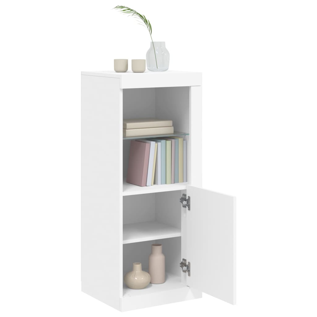 Dressoir met LED-verlichting 41x37x100 cm wit is nu te koop bij PeponiXL, paradijselijk wonen!